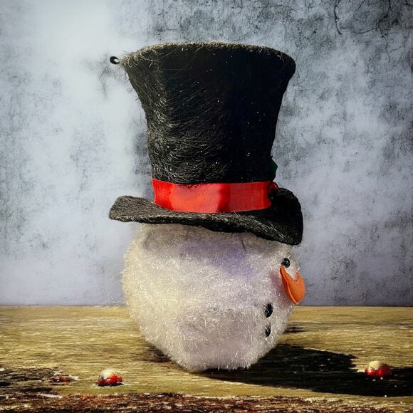 Snowman Tree Topper w Box-Vintage Cracker Barrel Exclusive-Christmas-Holiday - Picture 5 of 7